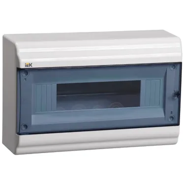 Щит распределительный навесной ЩРн-П-12 пластиковый прозрачная дверь IP41 PRIME