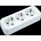 Колодка NCA-BL01-03-E-WH 3гн с/з пласт. Navigator