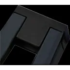 Заглушка торцевая чёрная PTR EC-BL jazzway