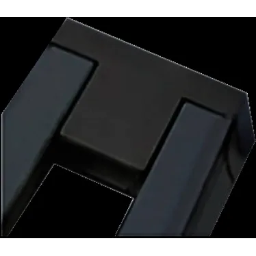 Заглушка торцевая чёрная PTR EC-BL jazzway