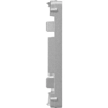 Valena LIFE Лицевая панель для одиночных телефонных/информационных розеток Алюминий