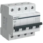 Автоматический выключатель ВА47-29М 4P 20А 4,5кА B GENERICA