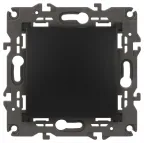 Кнопка, 10АХ-250В, Elegance, антрацит (10/100/3000) 14-1111-05