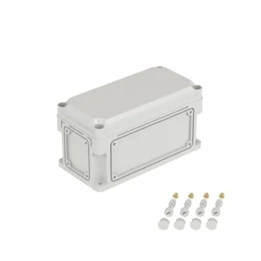 Корпус IP66/IP67, 300х150х160 мм, без МП, с фланцами, непрозрачная крышка H- 35 мм