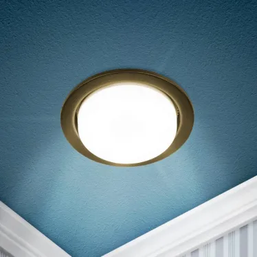 Встраиваемый светильник под лампу GX53 KL70 SBK черный матовый