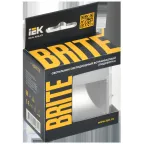 BRITE Подсветка LED встраиваемая ПЛ20-БрА алюминий