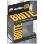 BRITE Подсветка LED встраиваемая ПЛ20-БрЧ черный