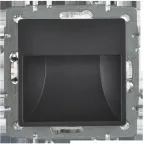 BRITE Подсветка LED встраиваемая ПЛ20-БрЧ черный