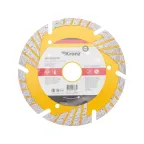 Диск алмазный отрезной Turbo сегментный с защитными секторами, 125х22,2x10 мм