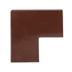 Поворот 90 градусов (20х10) (4 шт) Plast под темное дерево