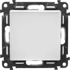 Valena LIFE Переключатель промежуточный 10АХ 250В С лицевой панелью Винтовые зажимы Белый