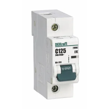 Выключатель автоматический однополюсный 63А С ВА-201 10кА