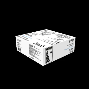 Светильник светодиодный промышленный ДСП 100 Вт 12000 лм 5000К AC 220В IP65 D230х88мм стекло угол 120 грд UFO Gauss