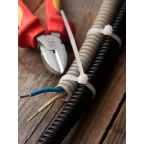 Хомут P6.6 стандартный белый 2.5x120 (100шт) FlexLock PROxima