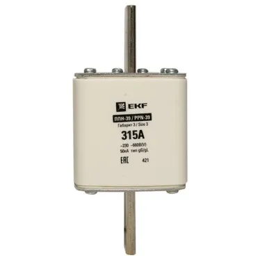 Вставка плавкая ППН-39 630/315А габарит 3