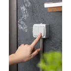 Выключатель Мурманск 2-клавишный 10А IP54 серый