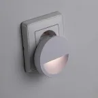Ночник светодиодный 0.45w круг белый