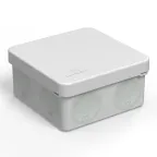 Коробка распределительная для прямого монтажа двухкомпонентная безгалогенная (HF) 80х80х40 (132шт/кор)