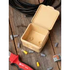 Коробка распаячная КМР-030-037 пылевлагозащищенная без мембранных вводов (73х73х49) светлое дерево PROxima