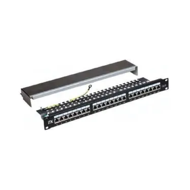 Патч-панель 1 юнит категория 6 UTP 24 порта (Dual)