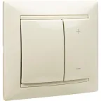 VALENA Рамка 1 пост слоновая кость