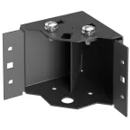 Уголок цоколя h-100мм черная by ZPAS (4шт/компл)