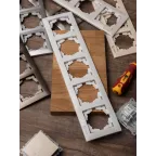 Валенсия рамка 5-местная белая