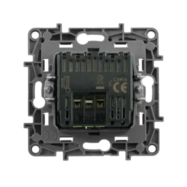 ETIKA Диммер нажимной 400Вт антрацит