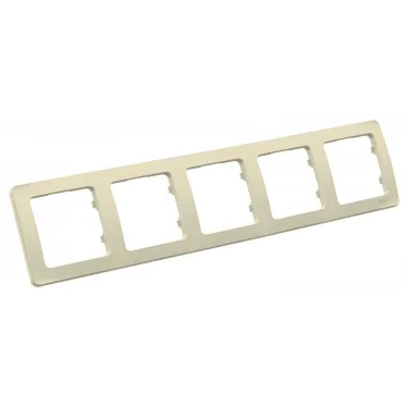 MASTER Рамка 5-м СУ / слоновая кость