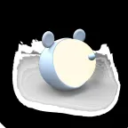 Светильник ночник настольный 5 Вт 200 лм 2700-6000К DC 5В Голубой IP20 100х100х109мм с Li-ion акк 1200мА диммируемый Qplus Gauss