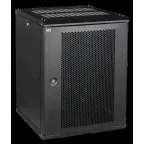 Шкаф LINEA W 6U 600x600 мм дверь перфорированная RAL9005