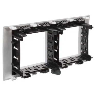 Avanti Рамка-суппорт для In-liner Front серебрист ый металлик 4модуля