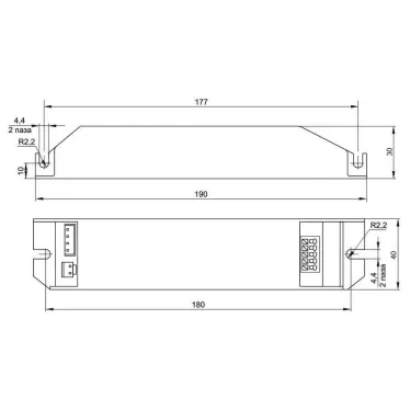 БАП для светильников LED-LP-E024-1-240 универсальный до 24Вт 1час IP20
