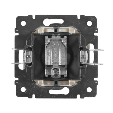 VALENA Розетка телевизионная TV звезда в рамку белая 1.5дБ