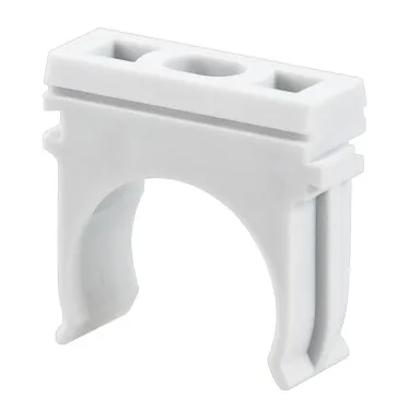 Крепеж-клипса для трубы 40 мм, серая (30 шт./уп.), REXANT