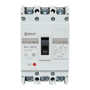 Выключатель автоматический ВА-99М 100/125А 3P 35кА PROxima