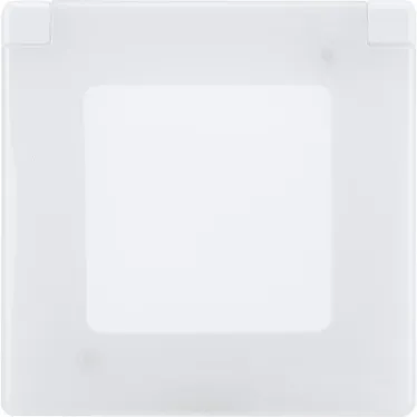 Рамка с защитной крышкой IP 44 INSPIRIA белая