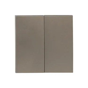 Валенсия лицевая панель выключателя 2-кл. 10А кашемир
