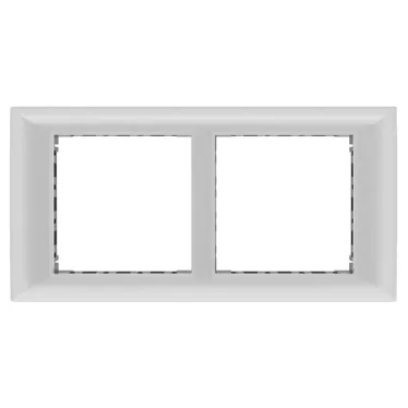 Avanti Рамка-суппорт для In-liner Front серебрист ый металлик 4модуля