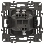 Переключатель, 10АХ-250В, Эра Elegance, антрацит,14-1103-05