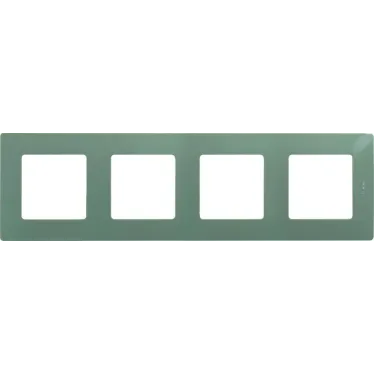 ETIKA Рамка 4 поста светлая галька