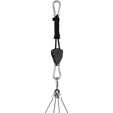 Кронштейн для фитоламп и фитосветильников FITO-rope телескопический подвес 2 м с кара