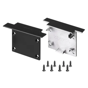 Заглушка SL-LINIA49M-FS BLACK (пластик)