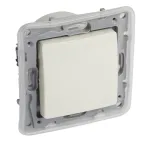 ETIKA Переключатель IP44 автоматические клеммы 10 AX 250 В слоновая кость