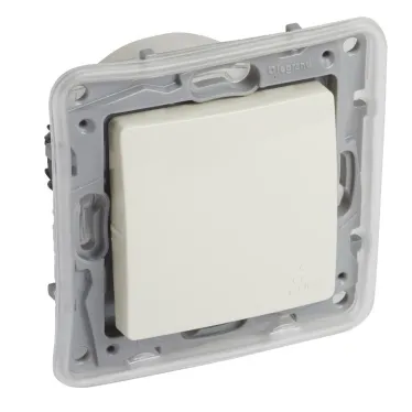 ETIKA Переключатель IP44 автоматические клеммы 10 AX 250 В слоновая кость