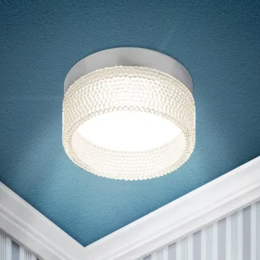 Встраиваемый светильник под лампу GX53 DK97 CH/TR хром прозрачный