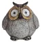 Садовый светильник Сова серая на солнечной батарее, полистоун, 11,5 см ERAFYS01-08