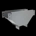 Т-отвод вертикальный 50х150 мм вниз c разворотом трассы на 90 гр. ПЛЮС HD