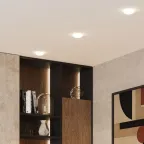 Светильник светодиодный ДВО 12 Вт 1200 лм 4000К AC 220В IP20 круг D120х27мм монт d106мм Пластик безрамочный Frameless Gauss