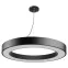 Светильник LED Geometria Ring SPO-134-B-40K-056 56Вт 4000К 4200Лм IP40 800х80 черный подвесной драйвер внутри